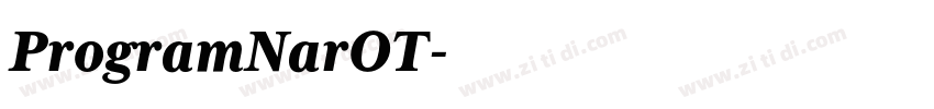 ProgramNarOT字体转换