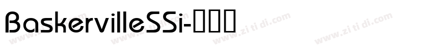 BaskervilleSSi字体转换