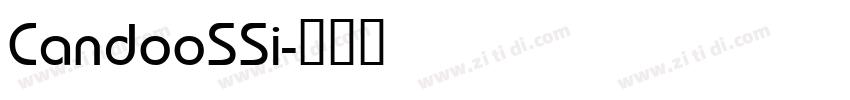 CandooSSi字体转换