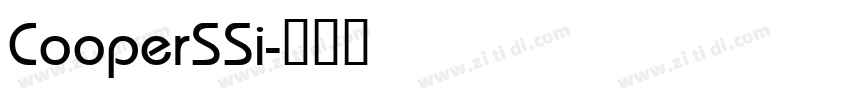 CooperSSi字体转换