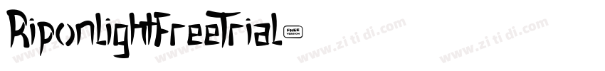 RiponlightFreeTrial字体转换