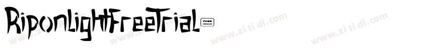 RiponlightFreeTrial字体转换