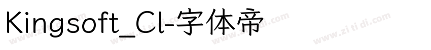 Kingsoft_Cl字体转换