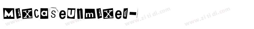 MixcaseUnmixed字体转换