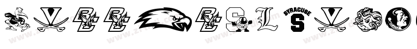 NCAABatesCollegeBobc字体转换