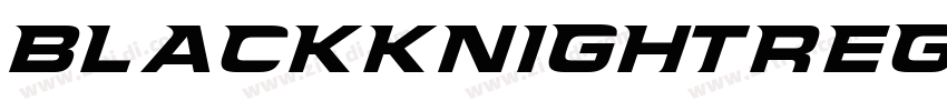 BlackKnightRegular字体转换
