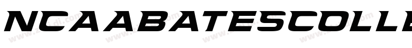 NCAABatesCollegeBobc字体转换