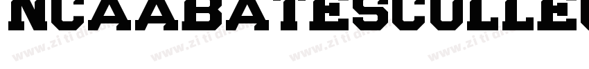 NCAABatesCollegeBobc字体转换