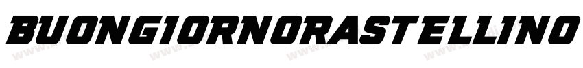 BuongiornoRastellino字体转换