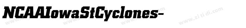NCAAIowaStCyclones字体转换 NCAAIowaStCyclones字体转换