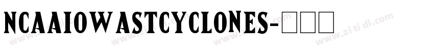 NCAAIowaStCyclones字体转换 NCAAIowaStCyclones字体转换