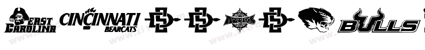NCAABatesCollegeBobc字体转换
