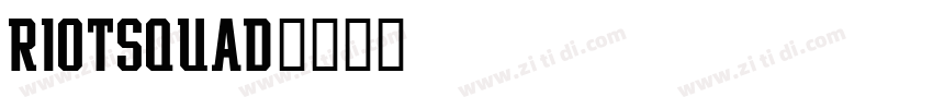 riotsquad字体转换