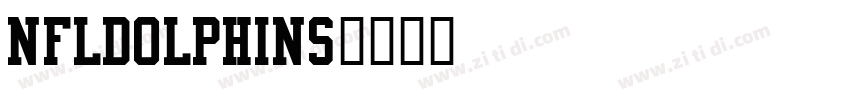NFLDolphins字体转换