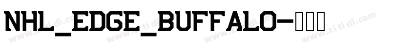 NHL_Edge_Buffalo字体转换
