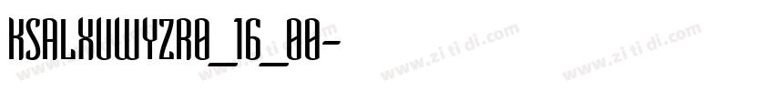 KSALXUWYZR0_16_00字体转换