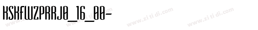 KSKFWZPRRJ0_16_00字体转换