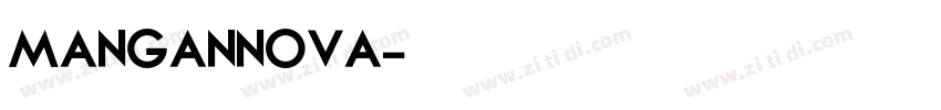 ManganNova字体转换