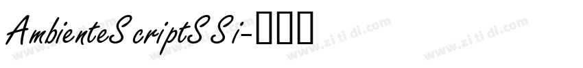 AmbienteScriptSSi字体转换