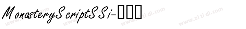 MonasteryScriptSSi字体转换