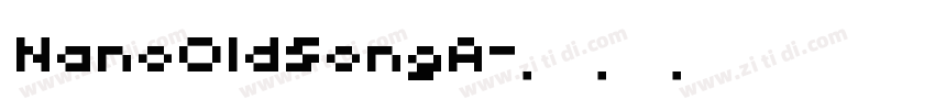 NanoOldSongA字体转换