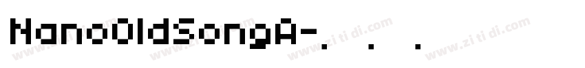 NanoOldSongA字体转换