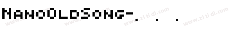 NanoOldSong字体转换