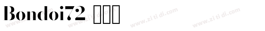 Bondoi72字体转换