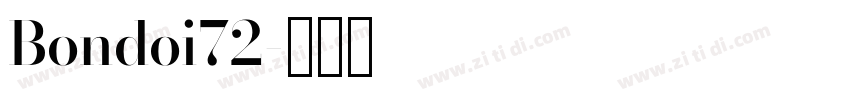 Bondoi72字体转换
