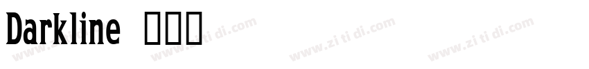 Darkline字体转换