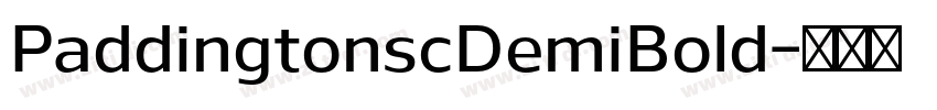 PaddingtonscDemiBold字体转换