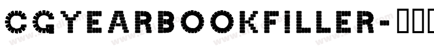 CgYearbookFiller字体转换
