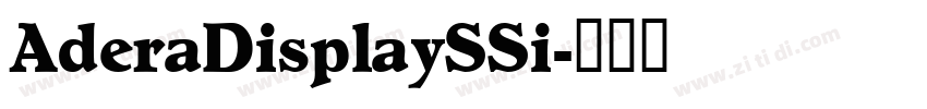 AderaDisplaySSi字体转换
