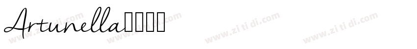Artunella字体转换