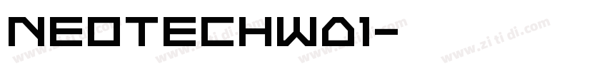 NeoTechW01字体转换