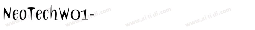 NeoTechW01字体转换