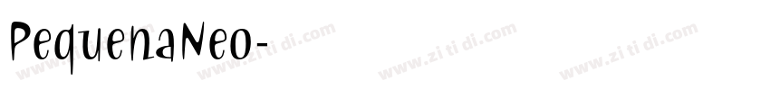 PequenaNeo字体转换