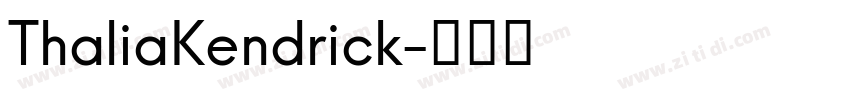 ThaliaKendrick字体转换