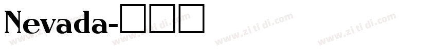 Nevada字体转换