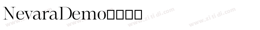 NevaraDemo字体转换