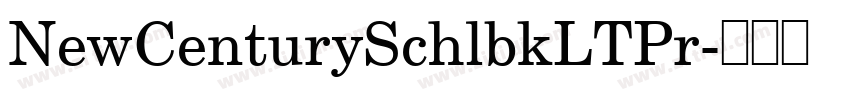 NewCenturySchlbkLTPr字体转换