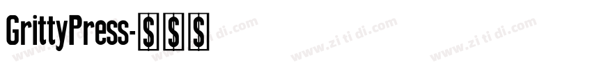 GrittyPress字体转换