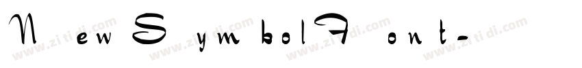 NewSymbolFont字体转换