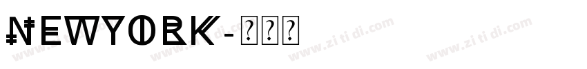 NewYork字体转换