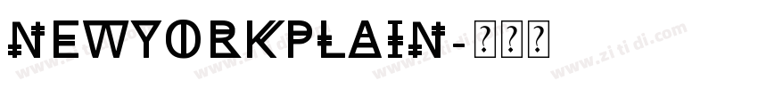 NewYorkPlain字体转换