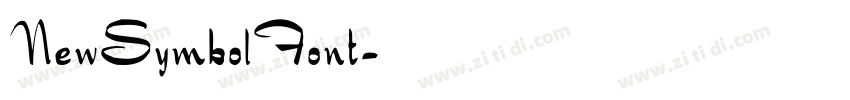 NewSymbolFont字体转换