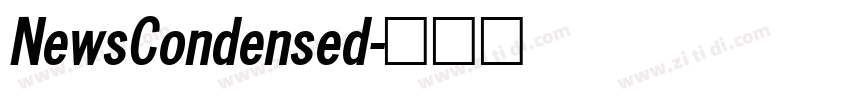 NewsCondensed字体转换