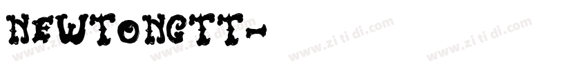 NEWTONCTT字体转换