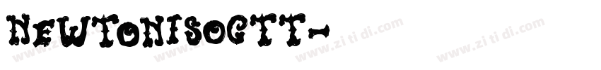 NewtonISOCTT字体转换