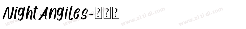 NightAngiles字体转换